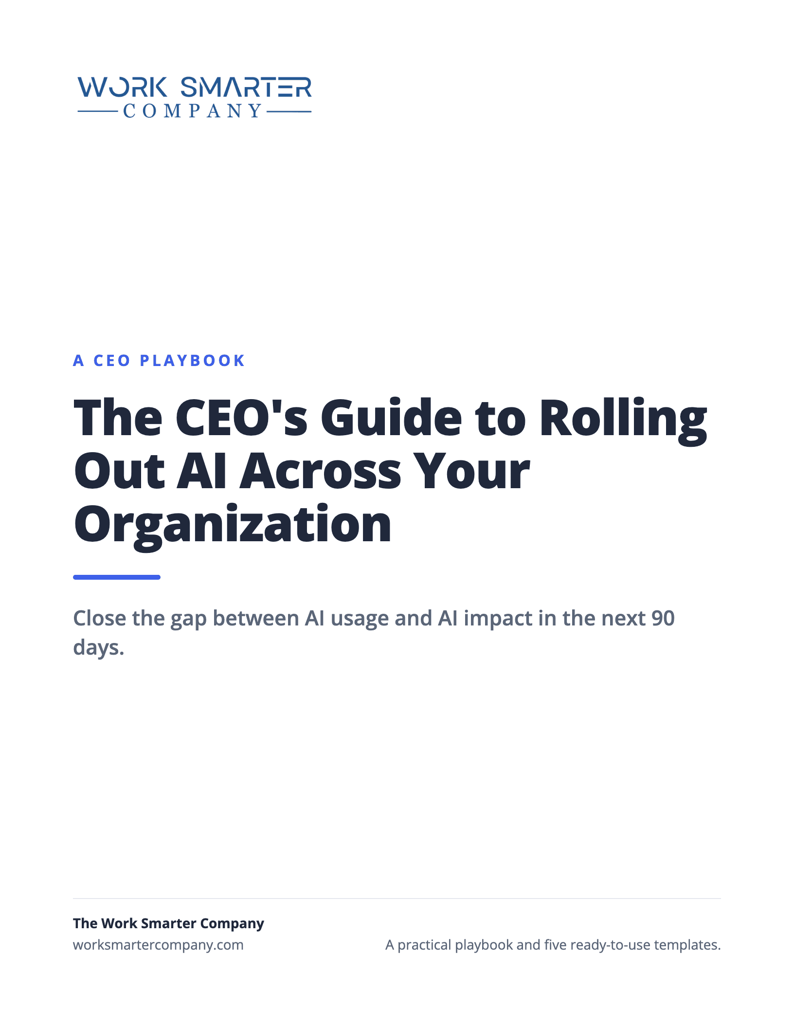 The CEO's Guide to Rolling Out AI Across Your Organization